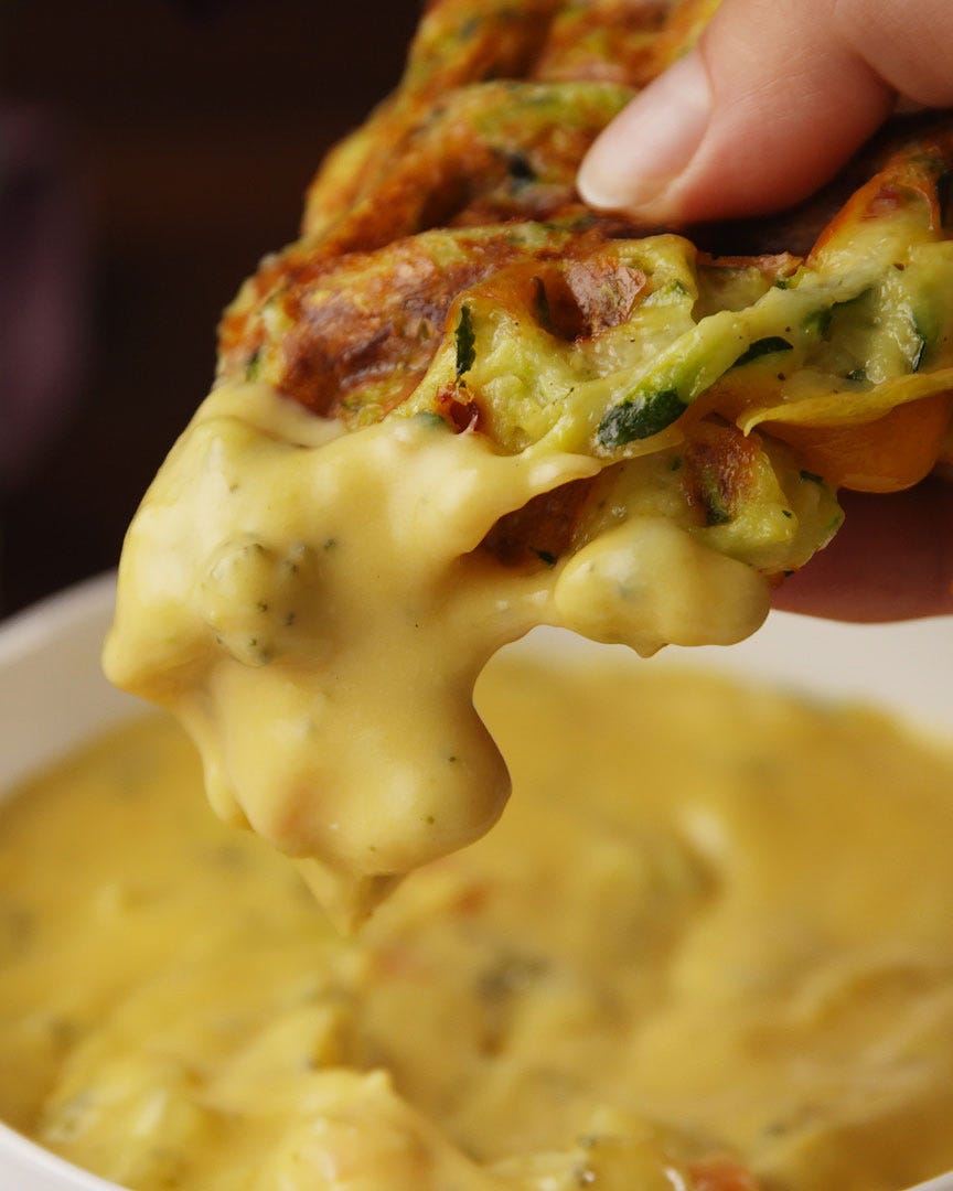 Zucchini Waffle Grilled Cheese