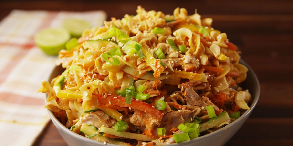Chicken Peanut Noodles