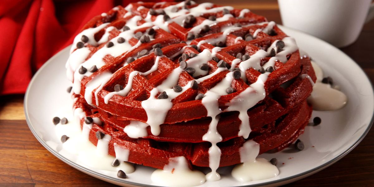 Best Red Velvet Waffle Recipe How to Make Red Velvet Waffles