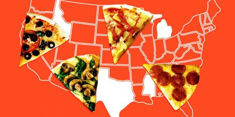 50 states pizza toppings
