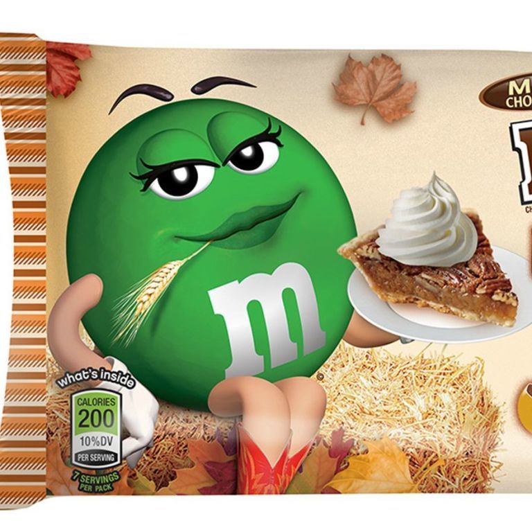 Holiday M&M's flavors: Pumpkin Pie, Pecan Pie and Holiday Mint