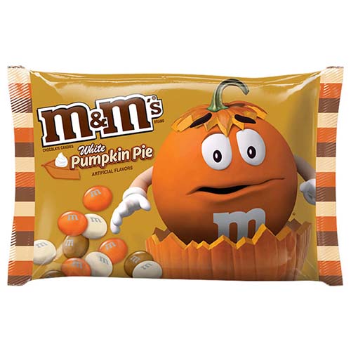 M&M's White Pumpkin Pie