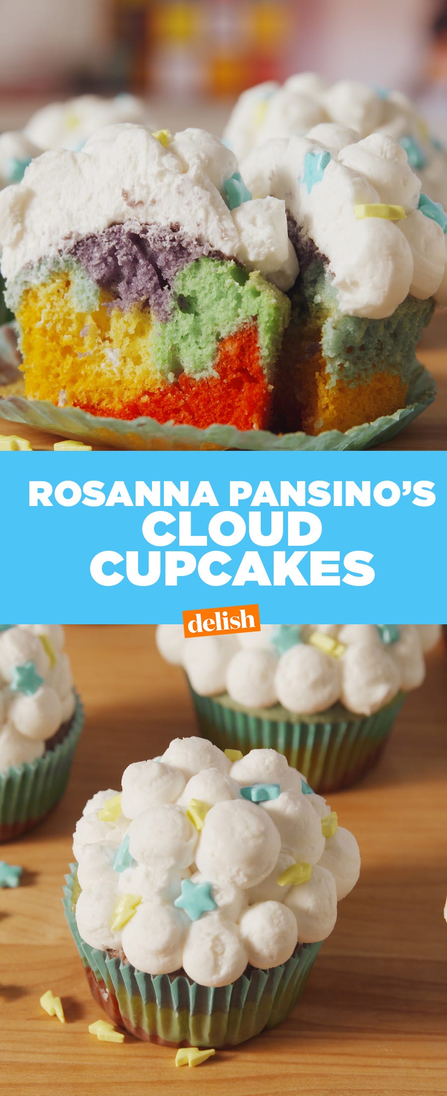 Rosanna Pansino Cloud Cupcakes