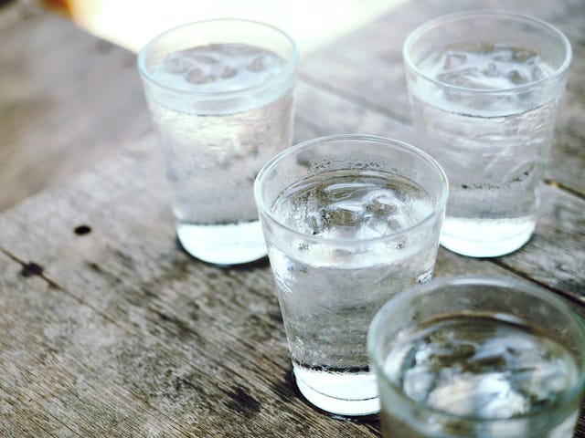 water glasses