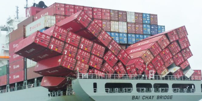 Container ship, Product, Transport, Architecture, Ship, Panamax, Naval architecture, Shipping container, Vehicle, Waterway, 