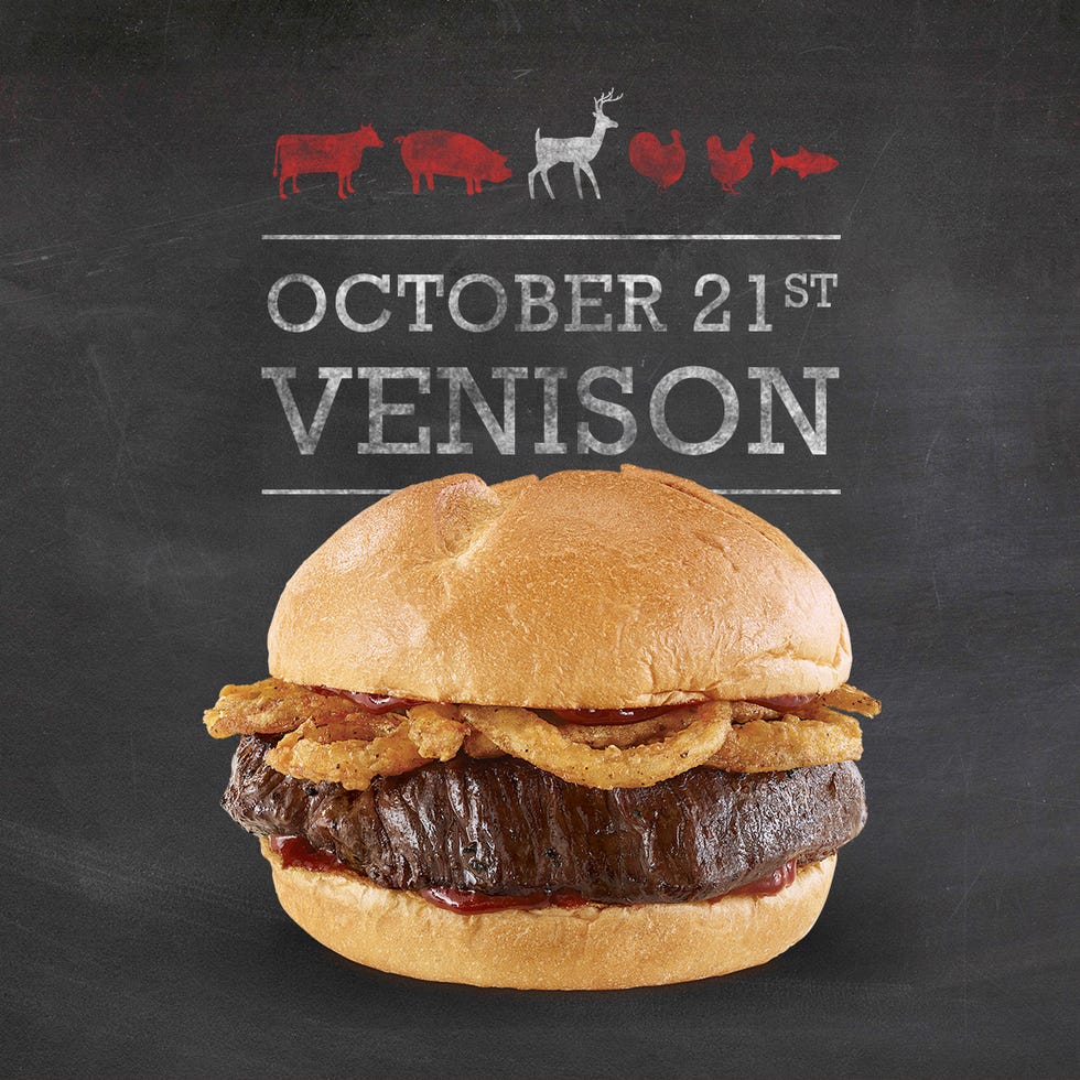 Food, Hamburger, Buffalo burger, Dish, Fast food, Cheeseburger, Cuisine, Veggie burger, Junk food, Bun, 