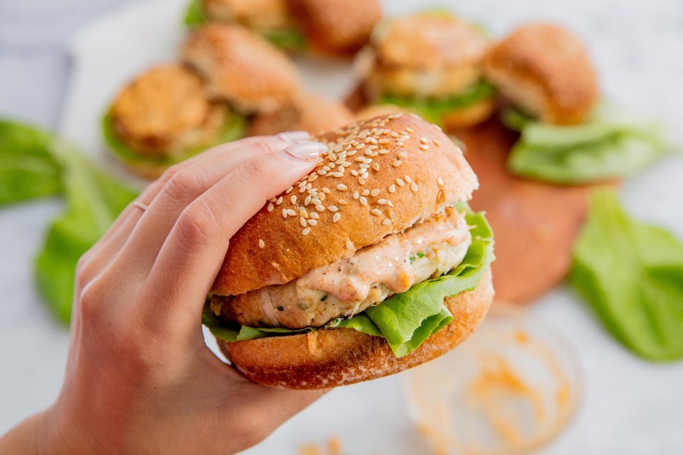 Crab Cake Burgers Horizontal