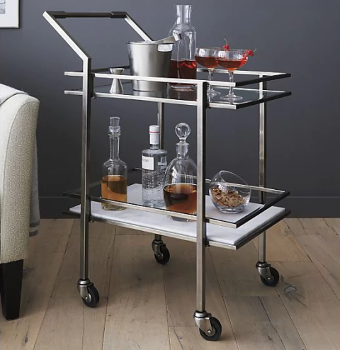 Shelf, Shelving, Furniture, Kitchen cart, Table, Iron, Room, Glass, Metal, Vehicle, 