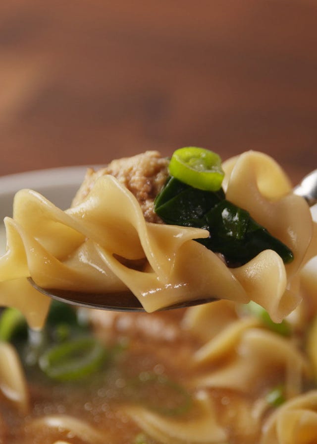 ginger pork noodle soup