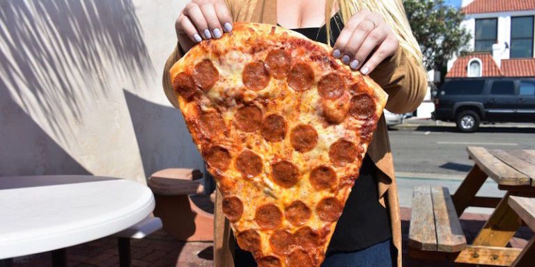 Pizza Lovers Need To Know About This 20-Inch Slice - Delish.com