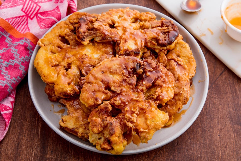 chicken fried cauliflower horizontal