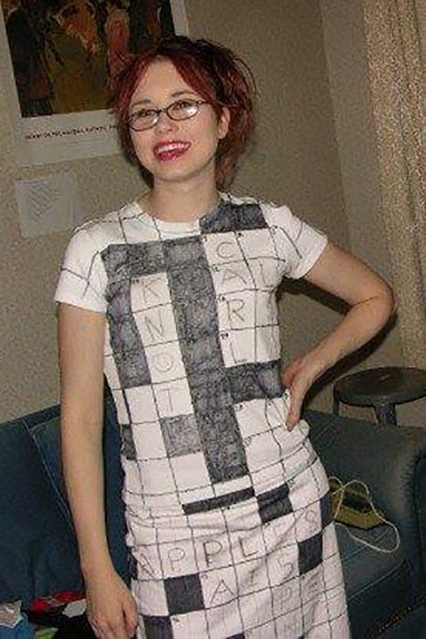 crossword puzzle halloween costume