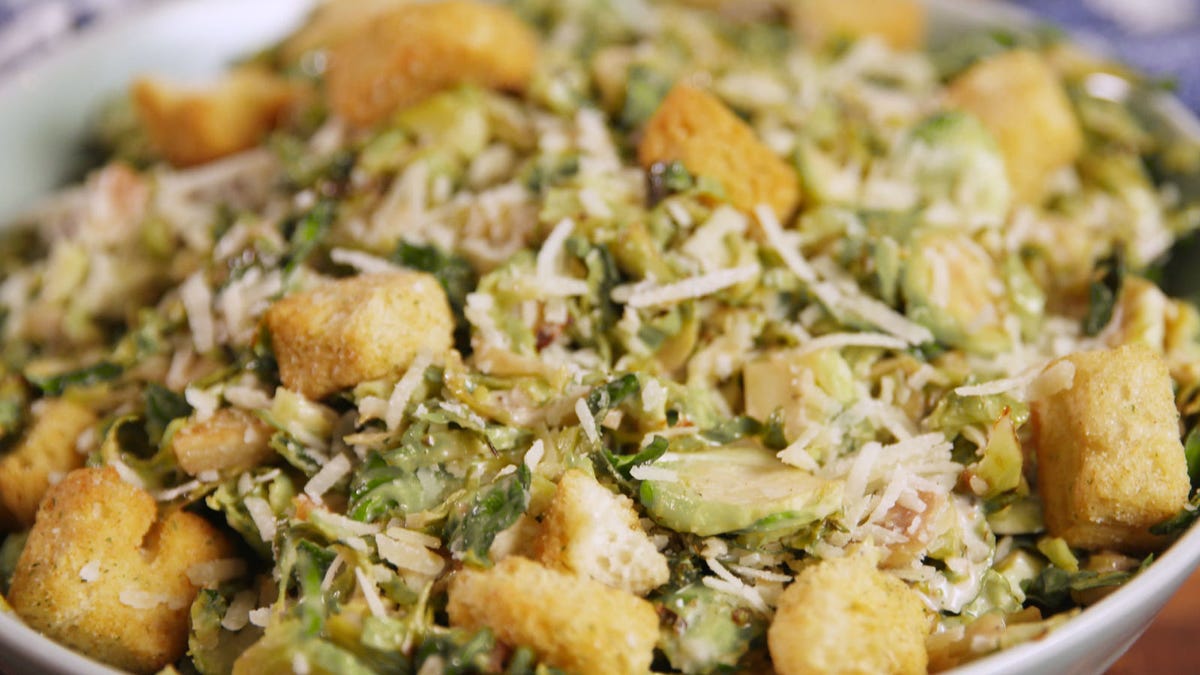 preview for Caesar Brussels Sprouts Are The Coolest Way To Eat Your Vegetables