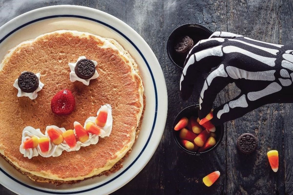 IHOP Scary Face Pancake