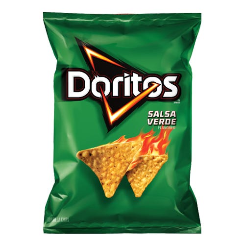 <p>These were apparently super spicy, unlike Taco Bell's former salsa of the same name (I've said it 400 times, and I'll say it again, PLEASE BRING THE SALSA VERDE BACK, T-BELL). <span class="redactor-invisible-space" data-verified="redactor" data-redactor-tag="span" data-redactor-class="redactor-invisible-space"></span></p>