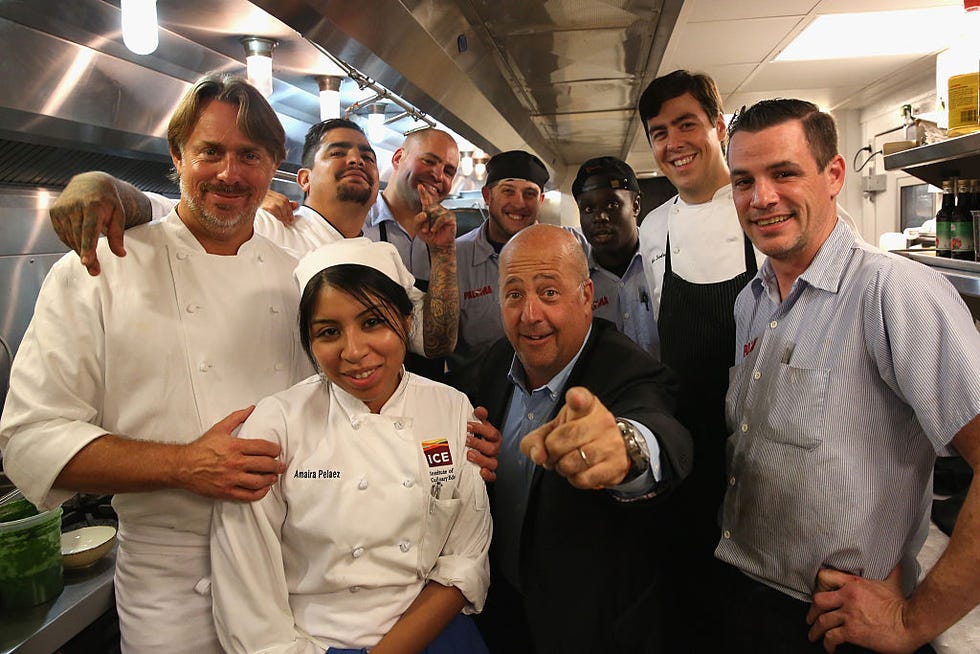 John Besh, Aarón Sánchez, and Andrew Zimmern