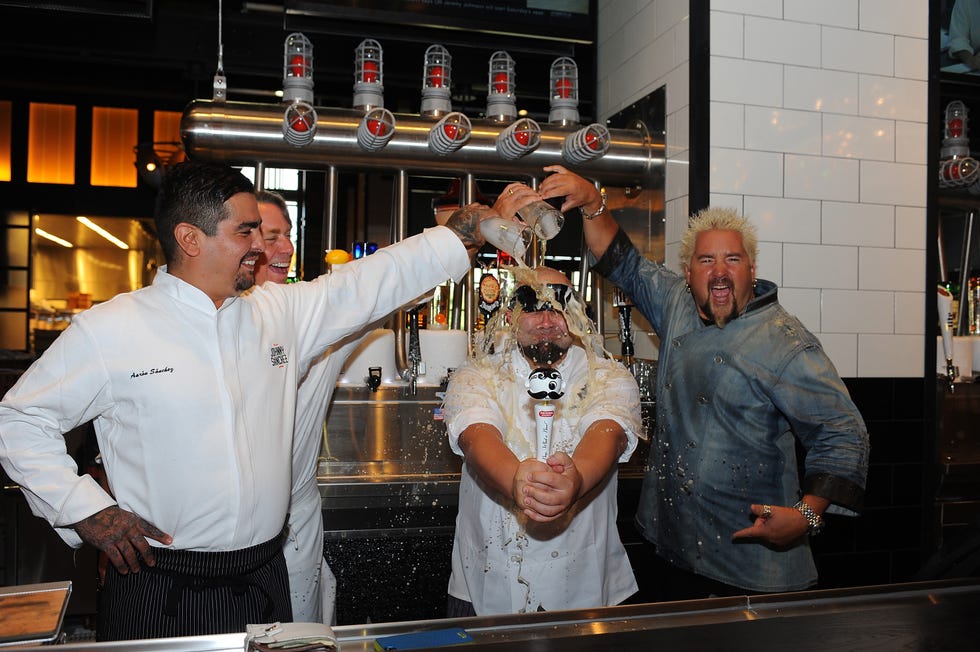 Aarón Sánchez, John Besh, Duff Goldman and Guy Fieri