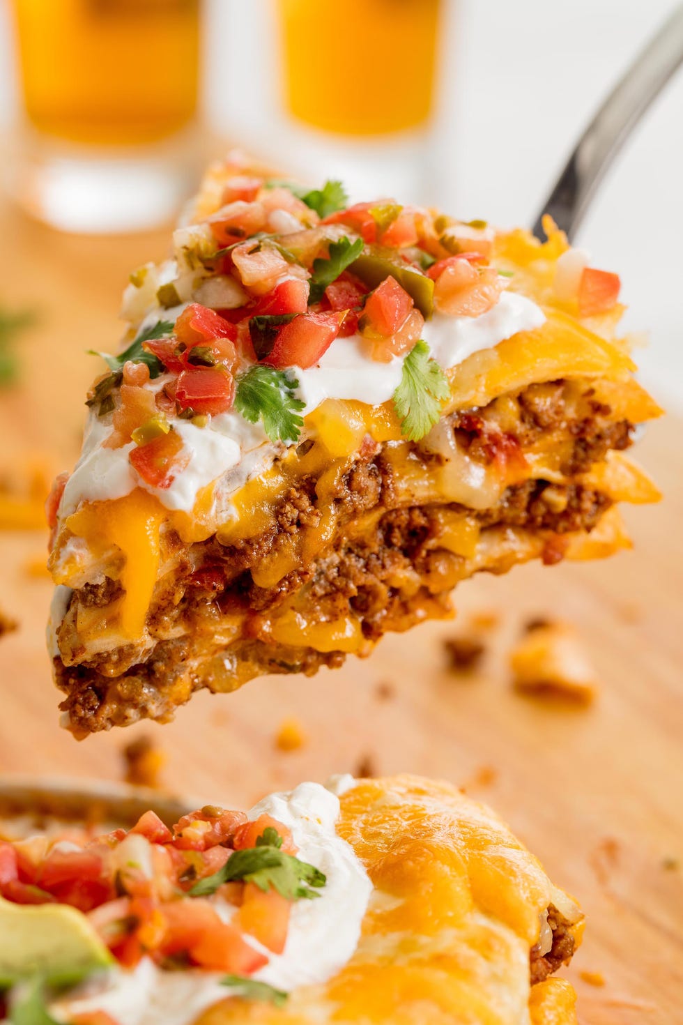 beef quesadilla cake vertical
