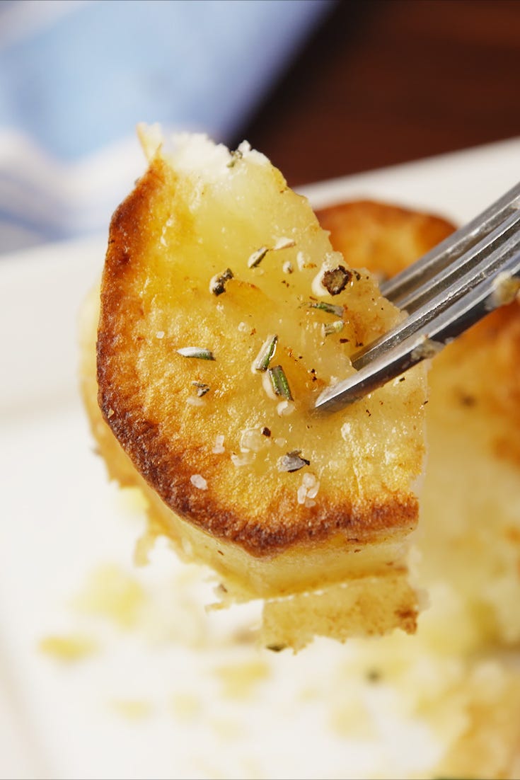 Fondant Potatoes Vertical