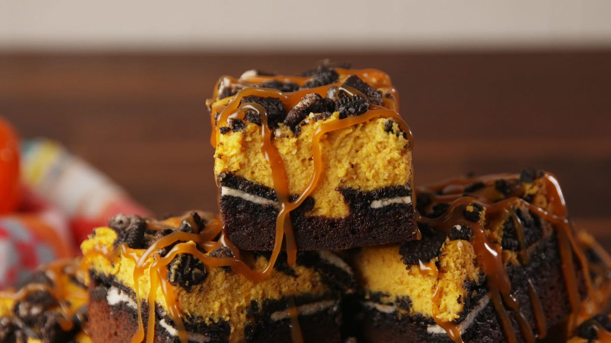 preview for These Slutty Pumpkin Bars Are EVERYTHING