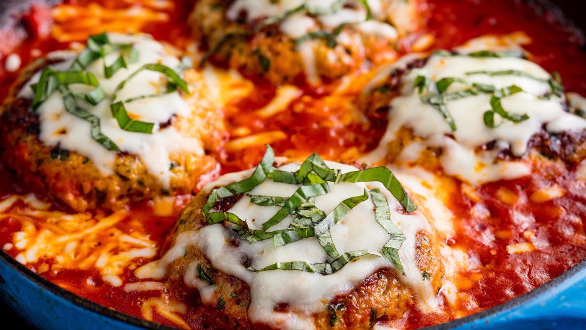 Video player poster image preview for Chicken Parm Burgers = Your New Favorite Dinner