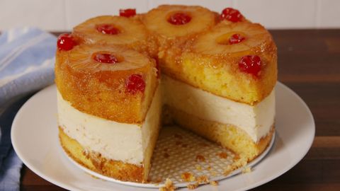 Baking Pineapple Upside-Down Cheesecake Video — Pineapple Upside-Down ...