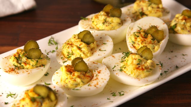 pickle deviled eggs