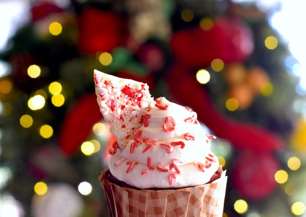 Food, Sprinkles, Frozen dessert, Ice cream, Cream, Sweetness, Dessert, Whipped cream, Sundae, Christmas, 