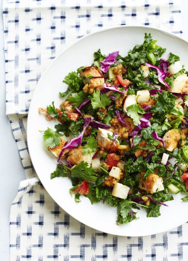Dish, Food, Salad, Garden salad, Vegetable, Cuisine, Ingredient, Leaf vegetable, Spring greens, Fattoush, 
