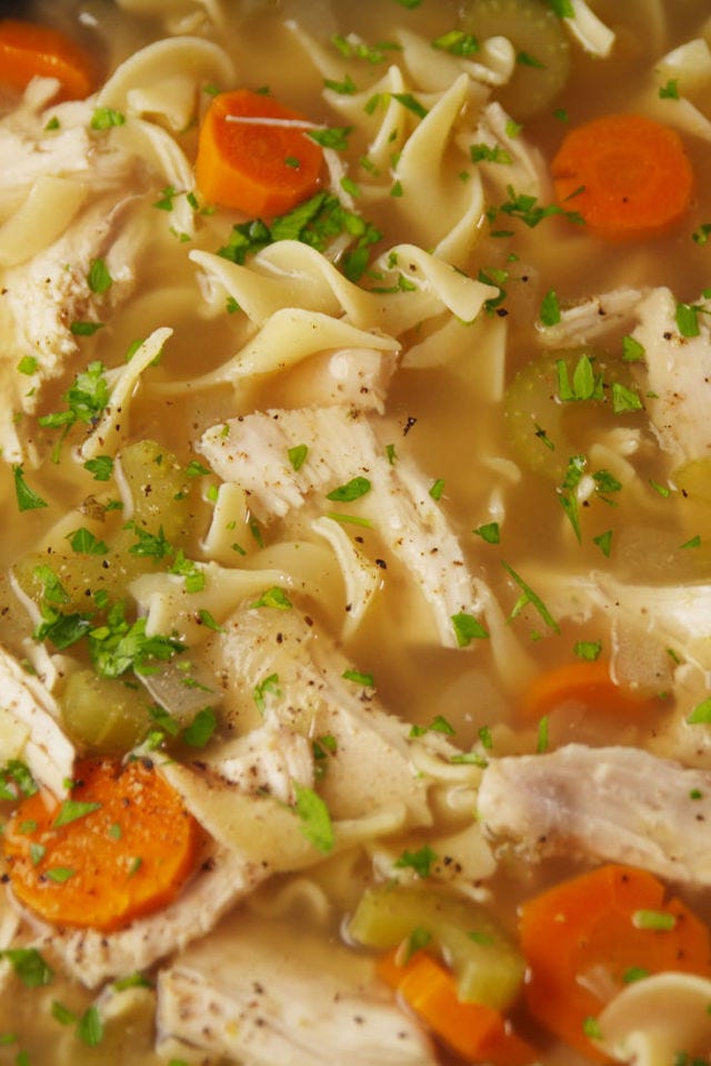 Tex-Mex Chicken Noodle Soup Vertical
