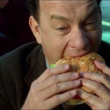 Tom Hanks Eating