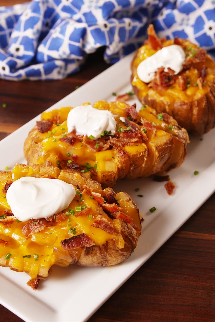 bloomin' baked potatoes