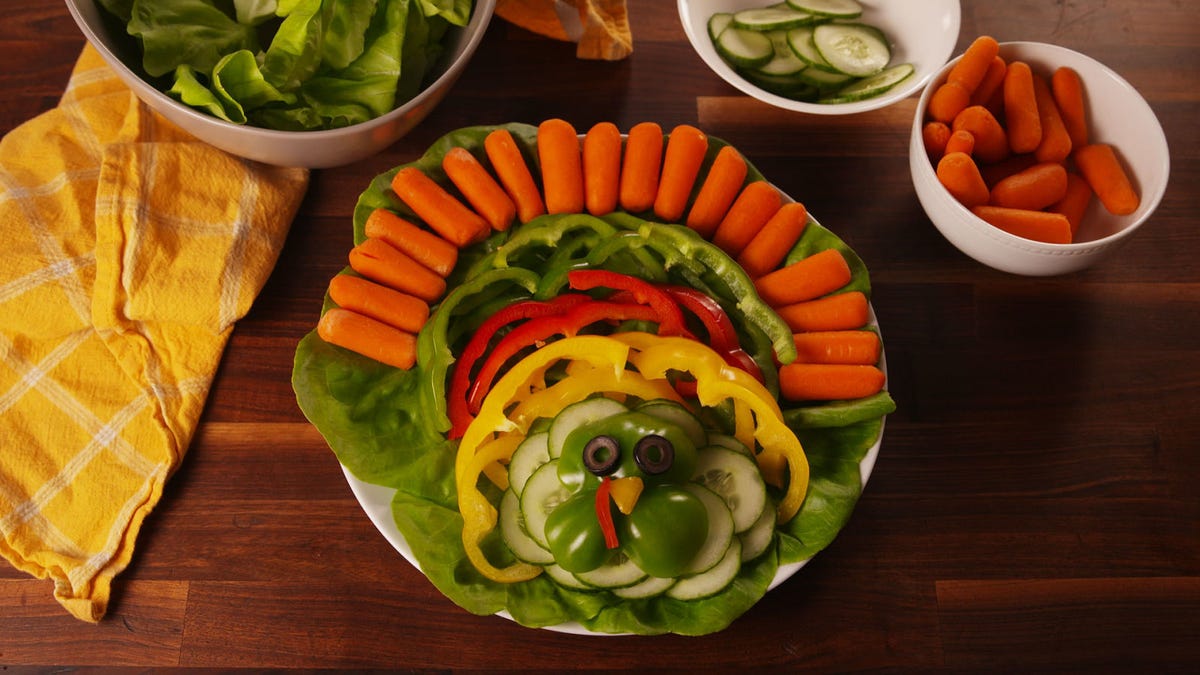 preview for Your Thanksgiving Table Needs This Turkey Crudité