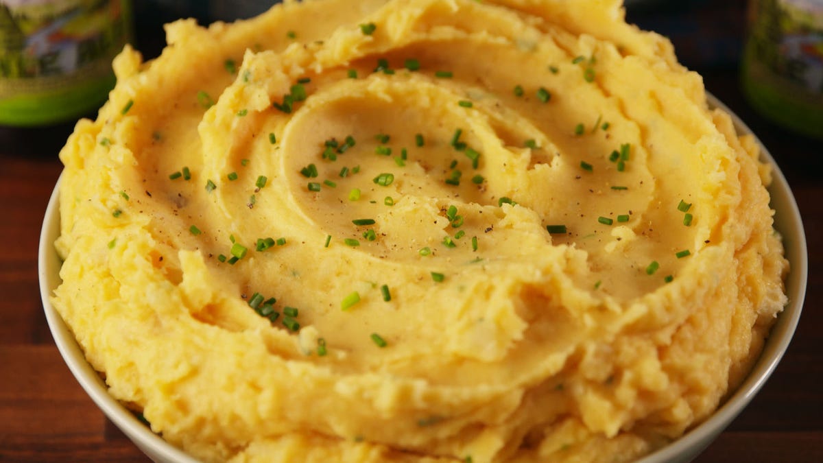 Video player poster image preview for Mashed Potatoes Just Got A Major UPGRADE