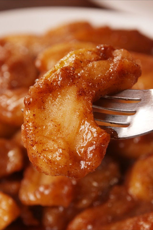 Bacon Fried Apples Vertical