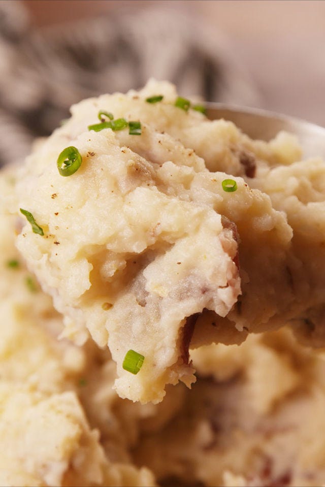 crock pot garlicky mashed potatoes