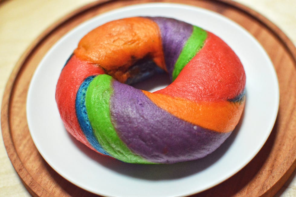 Food, Dish, Cuisine, Food coloring, Baked goods, Sweetness, Colorfulness, Ingredient, 