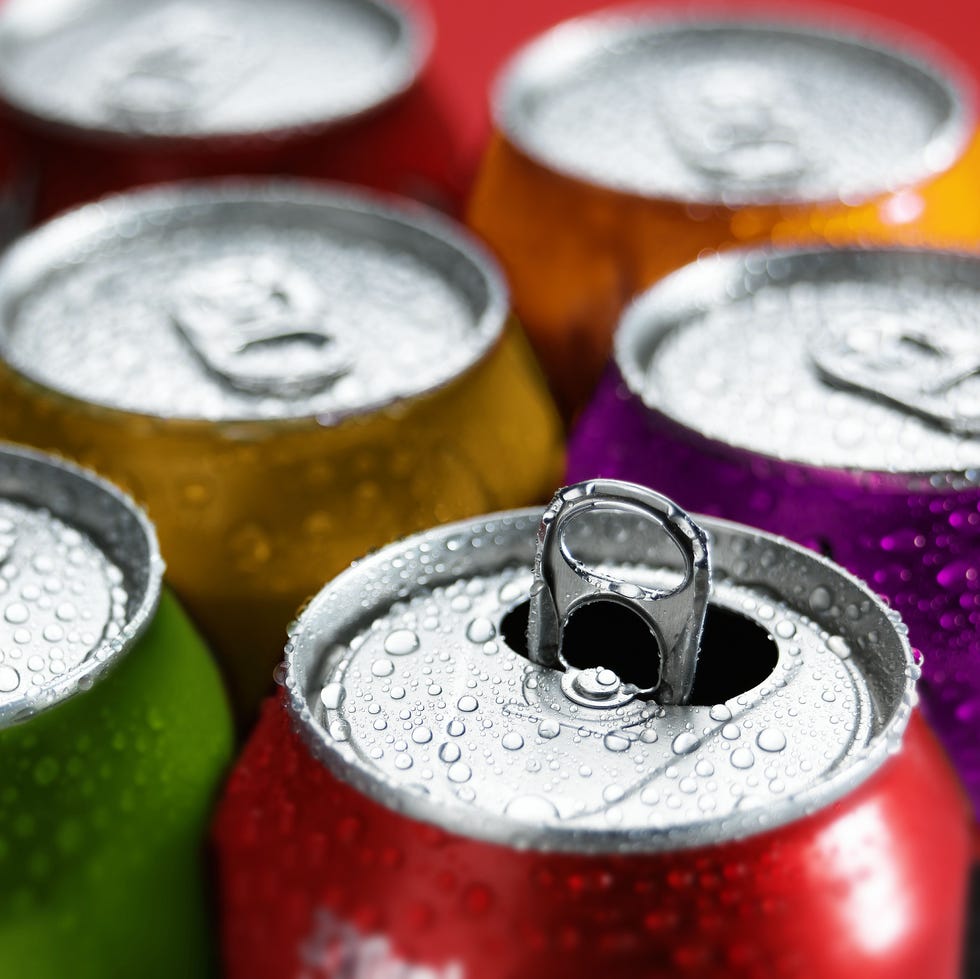 Beverage can, Aluminum can, Drink, Soft drink, Carbonated soft drinks, Cola, Diet soda, Tin can, 