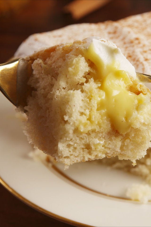 Eggnog Poke Cake Vertical