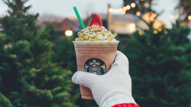 Christmas Tree Frappuccino