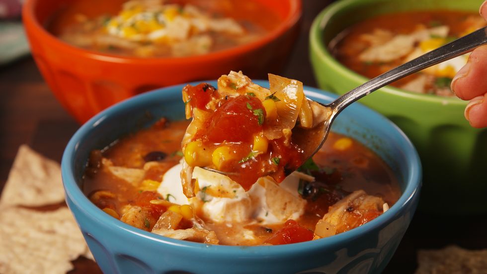 Crock Pot Chicken Enchilada Soup Video How To Make Crock Pot Chicken Enchilada Soup Video