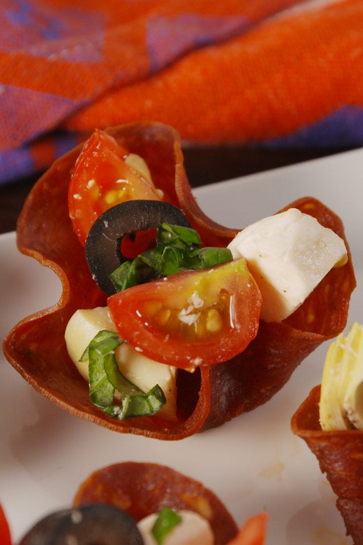 antipasto cups vertical