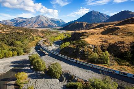 preview for This Cross-Country Train Ride is the Best Way to See New Zealand