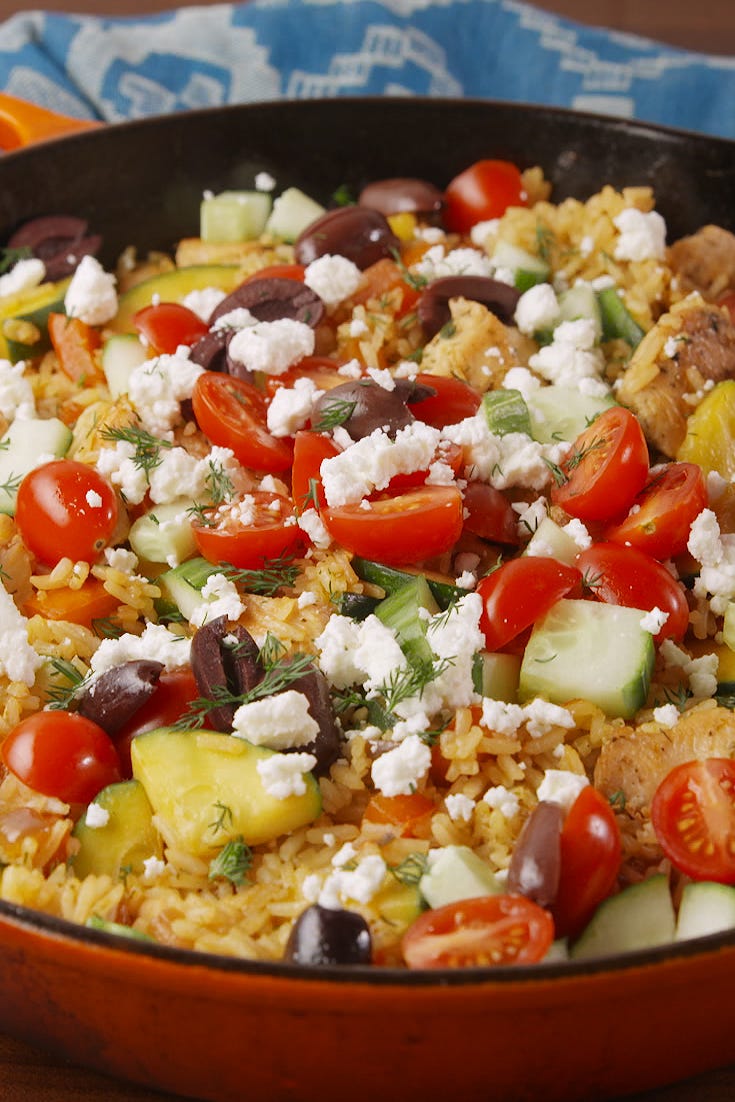 greek gyro skillet