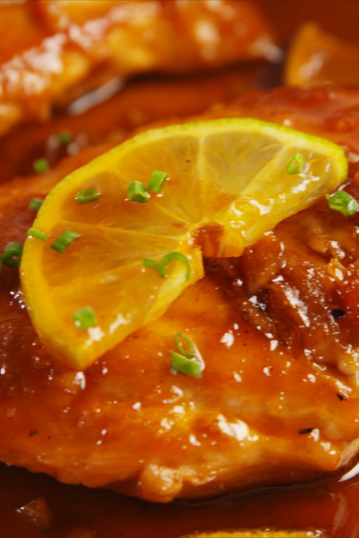 Fireball Glazed Chicken Vertical