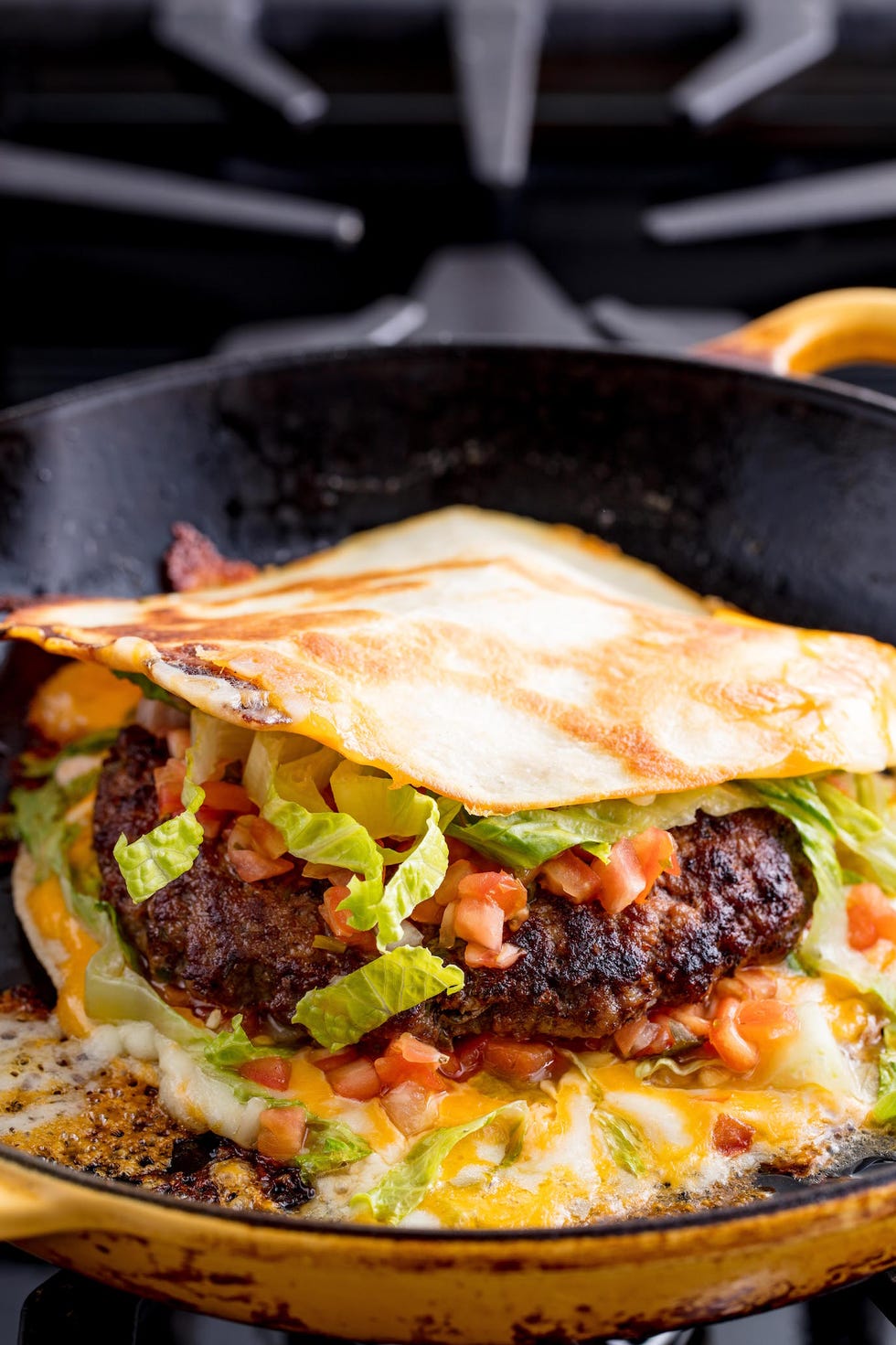 quesadilla burger vertical