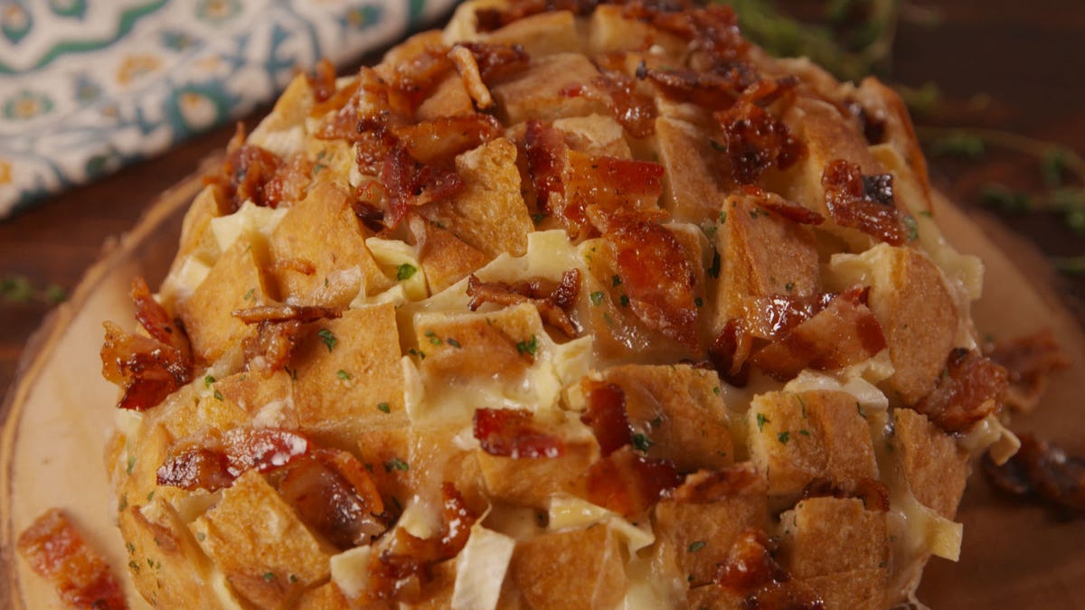 Video player poster image preview for Maple Bacon Brie Bread Is The Appetizer Of Dreams