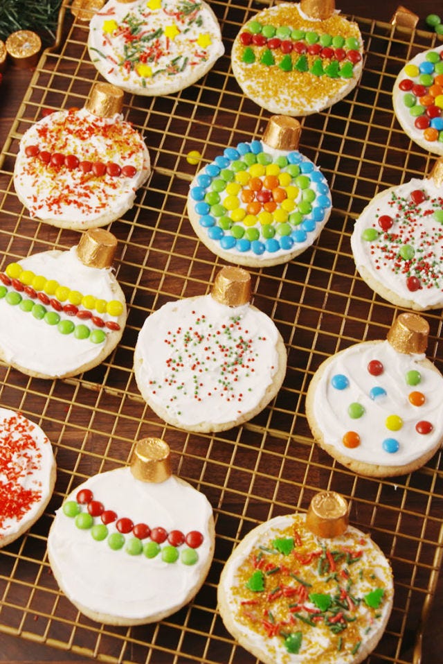 rolo ornament cookies