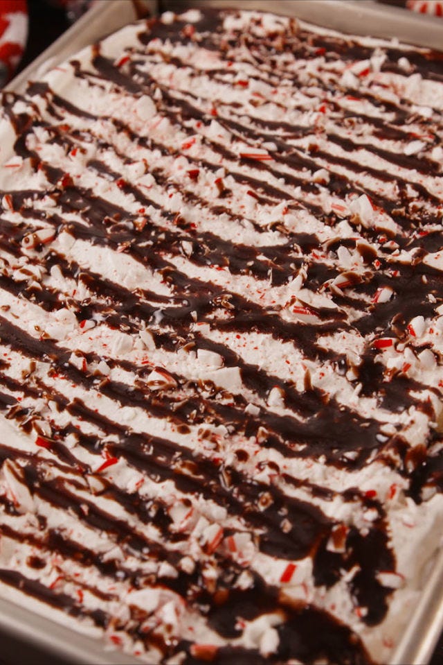 Peppermint Poke Cake Vertical
