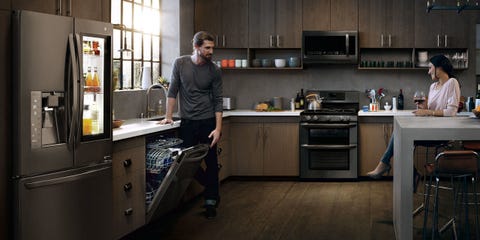 30 Best Kitchen Paint Colors Ideas For Por Matte Black Fridge